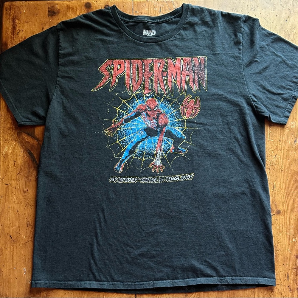 Marvel Black Spider-Man Action Tee